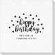 Confetti Dots Happy Birthday Deville Napkins Image 4 of 4